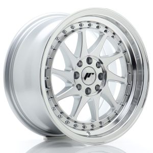 JR-Wheels JR26 Felgen 16 Zoll 8J ET25 4x100,4x108 Silver Machined Face