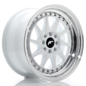 JR-Wheels JR26 Felgen 16 Zoll 8J ET25 4x100,4x108 White Machined Lip