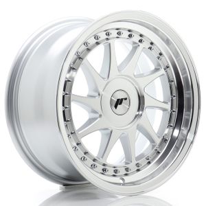 JR-Wheels JR26 Felgen 16 Zoll 8J ET10-30 Custom PCD Silver Machined Face