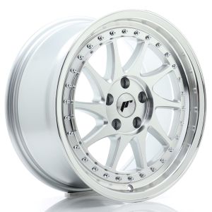 JR-Wheels JR26 Felgen 17 Zoll 8J ET35 5x112 Silver Machined Face