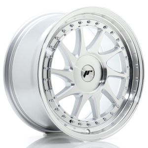 JR-Wheels JR26 Felgen 17 Zoll 8J ET20-35 Custom PCD Silver Machined Face