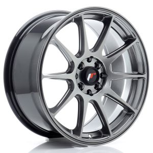 JR-Wheels JR11 Felgen 19 Zoll 11J ET15-25 Custom PCD Hyper Black