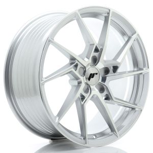 JR-Wheels JR33 Felgen 19 Zoll 8.5J ET20-45 Custom PCD Flow Form Silver Machined Face