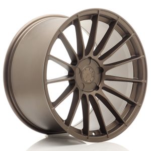 JR-Wheels SL05 Felgen 19 Zoll 10J ET15-35 Custom PCD Flow Form Flat Bronze
