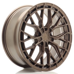 JR-Wheels JR48 Felgen 19 Zoll 8.5J ET20-45 Custom PCD Flow Form Flat Bronze