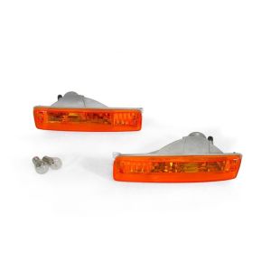 DEPO Blinker JDM Style Chrom Gehäuse Oranges Glas Honda CRX Facelift