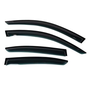 SK-Import Vorne und Hinten Side Window Visor Aufkleben 4-Türer Getönt Plastik BMW 3-serie