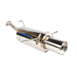 M2 Motorsport Hinten Muffler Poliert Edelstahl Subaru Impreza