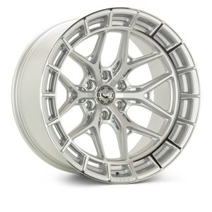 Vossen Wheels HFX-1 Hybrid ForgedX Felgen 22 Zoll 12J ET44 6x139.7 Ultra tiefe Konkavität Flow Form Poliertes Silber