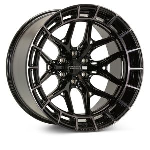 Vossen Wheels HFX-1 Hybrid ForgedX Felgen 24 Zoll 10J ET25 6x139.7 Tief konkav Flow Form Schwarz glänzend getönt