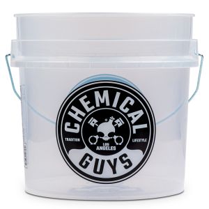 Chemical Guys Wash Bucket Heavy Duty Klar 16 Liter Plastik