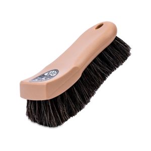 Chemical Guys Reinigungsbürste Leather And Carpet Horse Hair Interior Braun