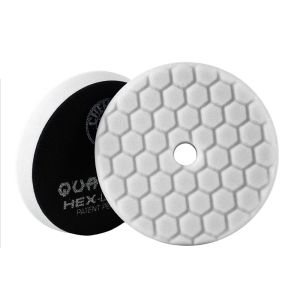 Chemical Guys Polishing Pad Hex-Logic Quantum Light/Medium Weiss 16.5cm Microfaser