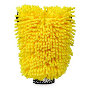 Chemical Guys Waschhandschuh Chenille Three-Way Gelb Microfaser
