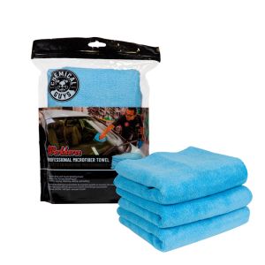 Chemical Guys Microfasertuch Workhorse Professional Grade Blau Microfaser