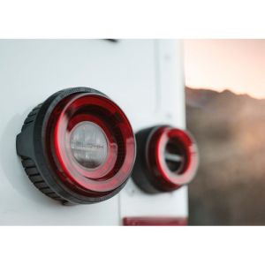 Glohh Rückleuchten GL-2 LED Rotes Glas Plastik Land Rover 90, 110, Defender