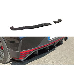 Motordrome Hinten Spoilerlippe Schwarz ABS Plastik Hyundai I20