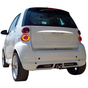 Motordrome Hinten Spoilerlippe Unbemalt ABS Plastik Smart ForTwo