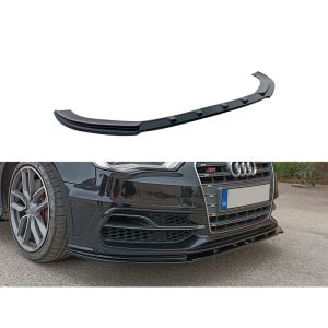 Motordrome Vorne Spoilerlippe Schwarz ABS Plastik Audi A3