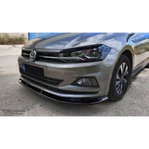 Motordrome Vorne Spoilerlippe Schwarz ABS Plastik Volkswagen Polo