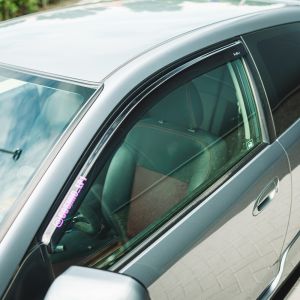 SK-Import Vorne Side Window Visor JDM Style 3-Türer Getönt Plastik Honda Civic