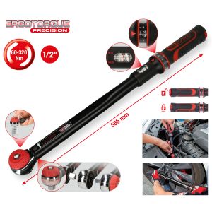 KS tools Drehmomentschlüssel 60-320Nm Schwarz