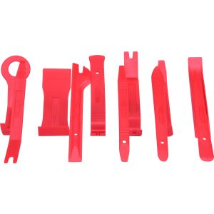 KS tools Verkleidungshebel-Set Rot Plastik