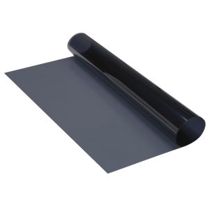 Foliatec Tönungsfolie für Fenster Midnight Reflex 76cm x 300cm Superdunkel 5 % Schwarz