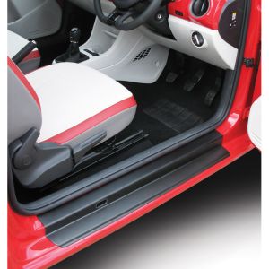 RGM Einstiegsleisten 5-Türer Schwarz ABS Plastik Seat,Skoda,Volkswagen
