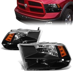 SK-Import Scheinwerfer Amber Corner Schwarzes Gehäuse Dodge Ram