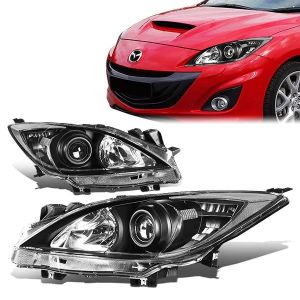 SK-Import Scheinwerfer Schwarzes Gehäuse Mazda 3