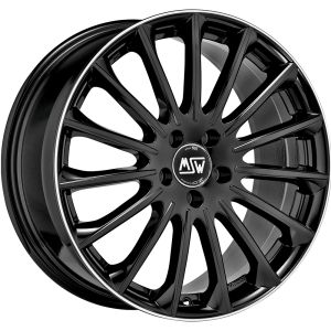 MSW MSW 30 Felgen 18 Zoll 9J ET49 5x112 Glanz Schwarz Machined