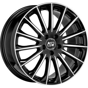 MSW MSW 30 Felgen 18 Zoll 8J ET43 5x112 Glanz Schwarz Machined