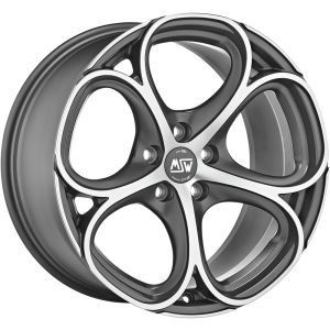 MSW MSW 82 Felgen 18 Zoll 8J ET40 5x110 Polished Gun Metal