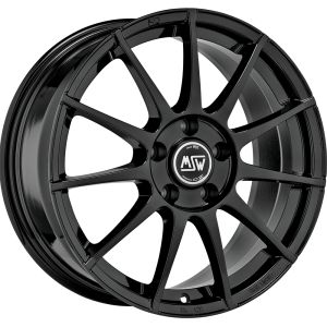 MSW MSW 85 Felgen 14 Zoll 6J ET35 4x100 Glanz Schwarz