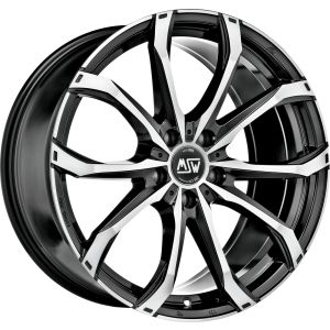 MSW MSW 48 Felgen 19 Zoll 9J ET50 5x112 Gloss Black/Polished