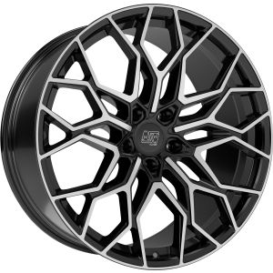 MSW MSW 51 Felgen 21 Zoll 9J ET29.1 5x130 Gloss Black/Polished