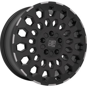 MSW MSW 99 Felgen 17 Zoll 7J ET30 6x114.3 Flat Black Polished Lip