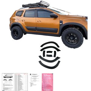 Oneway Exterieur-Kit Schwarz ABS Plastik Dacia Duster