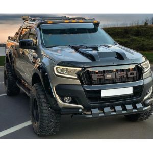 Oneway Lufteinlässe Schwarz ABS Plastik Ford Ranger