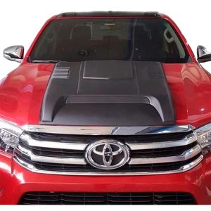 Oneway Lufteinlässe Schwarz ABS Plastik Toyota Hilux