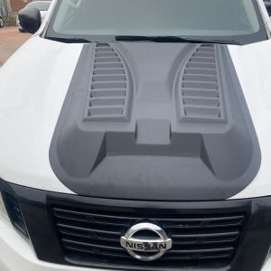 Oneway Lufteinlässe Schwarz ABS Plastik Nissan Navara