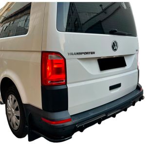 Oneway Hinten Stoßfänger Seitenteile Schwarz ABS Plastik Volkswagen Transporter