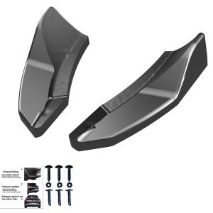 Oneway Hinten Stoßfänger Seitenteile Schwarz ABS Plastik Ford Fiesta