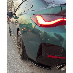 Oneway Hinten Stoßfänger Seitenteile Schwarz ABS Plastik BMW I4