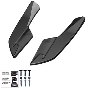 Oneway Hinten Stoßfänger Seitenteile Schwarz ABS Plastik Audi S3