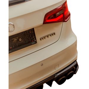 Oneway Hinten Stoßfänger Seitenteile Schwarz ABS Plastik Audi S3