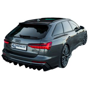 Oneway Hinten Diffusor Schwarz ABS Plastik Audi A6,S6