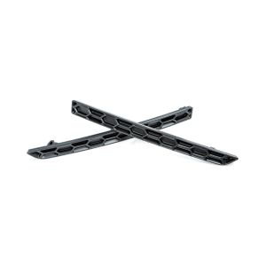 Acexxon Hinten Reflektoreinsatz Honeycomb Style Flaches Schwarz Plastik BMW 3-serie,4-serie