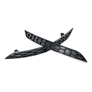 Acexxon Hinten Reflektoreinsatz Honeycomb Style Flaches Schwarz Plastik Audi A3, S3, RS3 Facelift